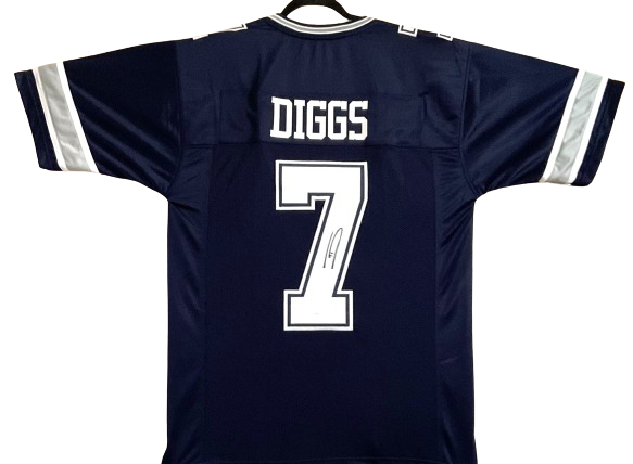 Trevon Diggs Signed Custom Blue Jersey Dallas Cowboys JSA Certified