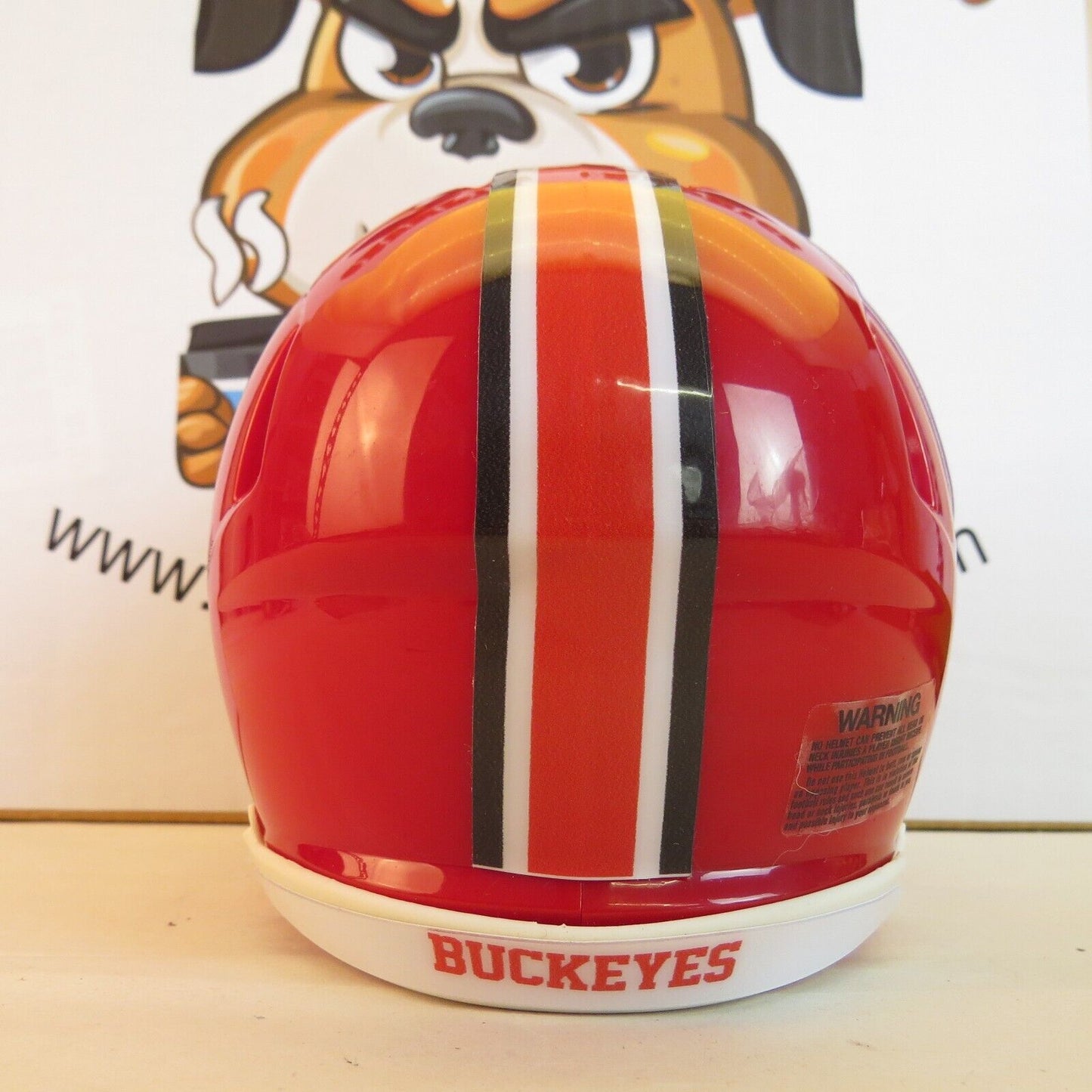 "The" Ohio State Buckeyes Custom Mini Helmet bright red alternate