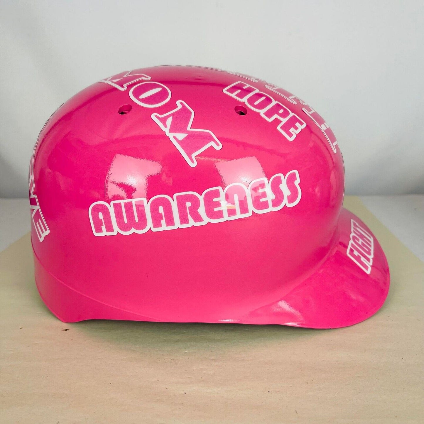 Cincinnati Reds Custom Authentic Batting Helmet - BCA Breast Cancer Awareness