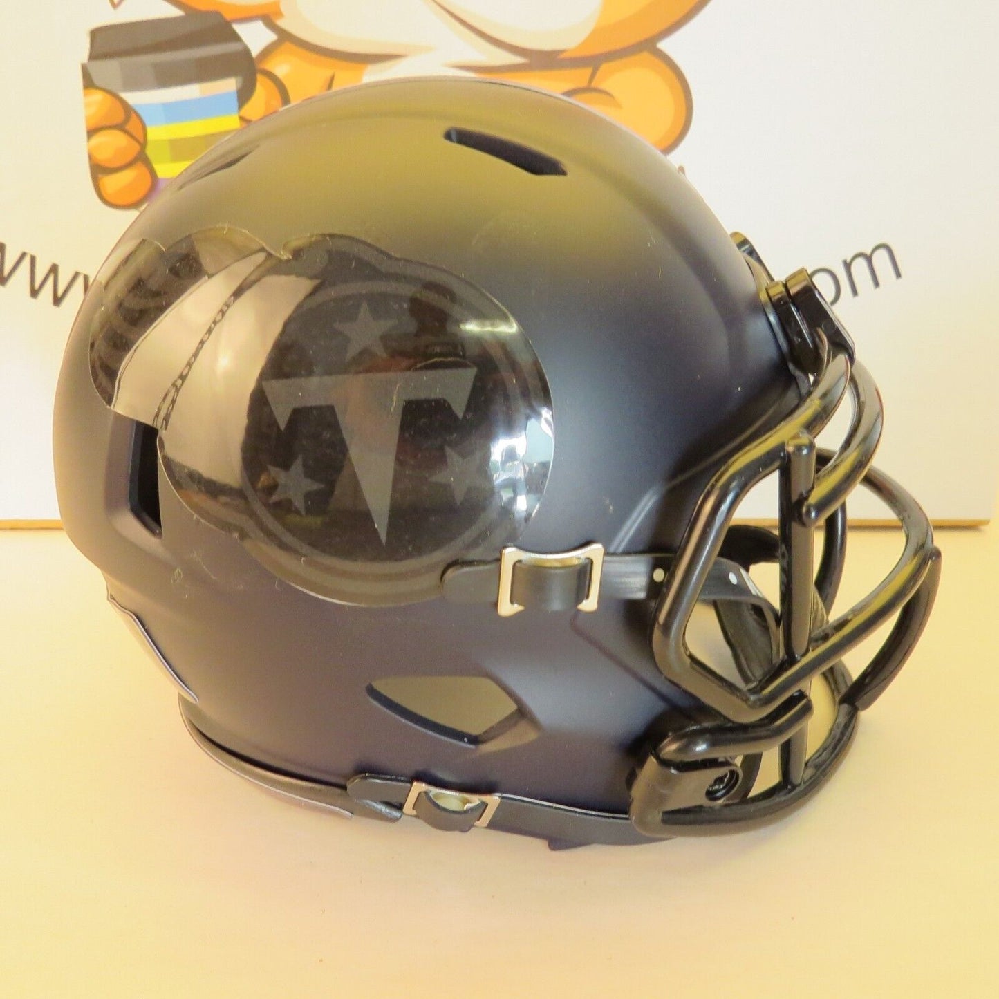 Tennessee Titans Custom Mini Helmet Alternate Concept on Black