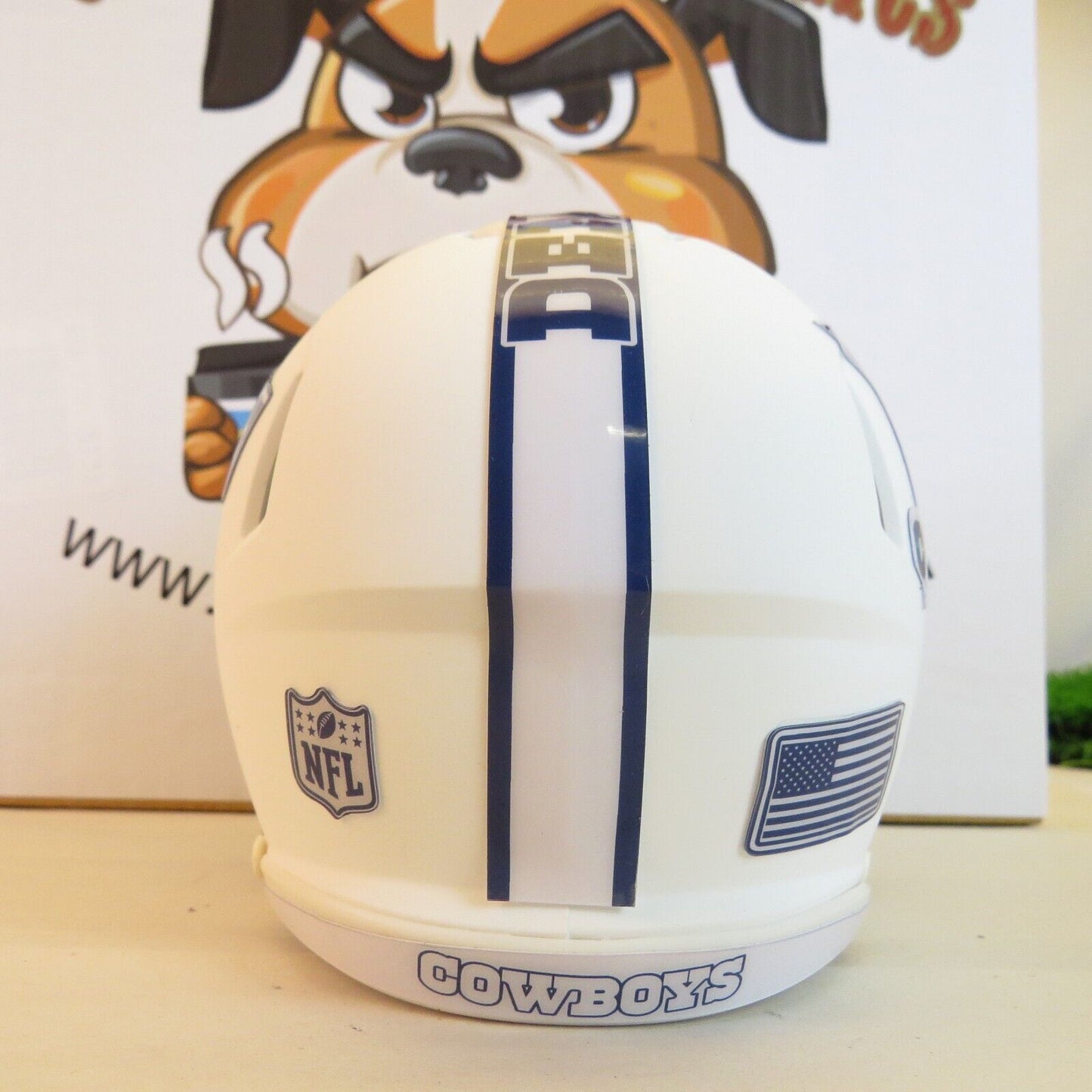 Dallas Cowboys Custom Mini Helmet White