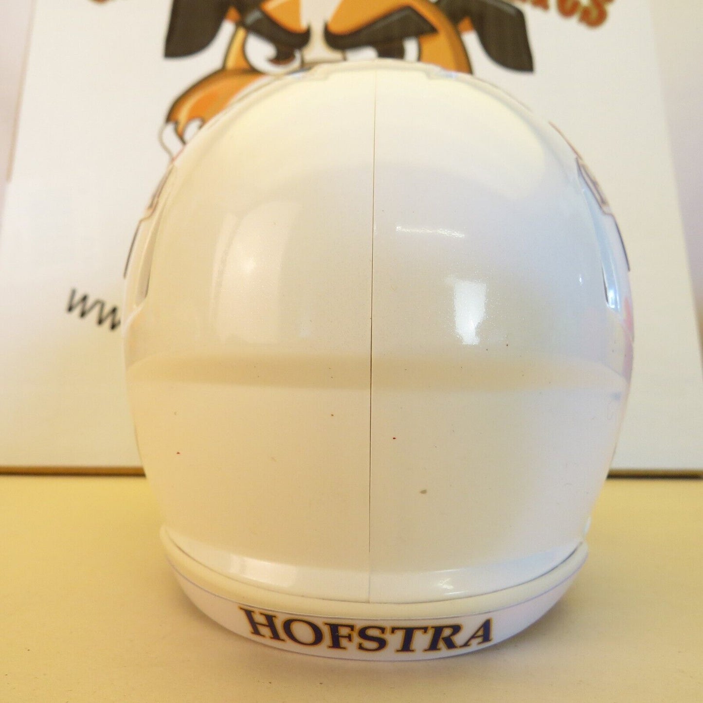 Hofstra Pride Custom Mini Helmet White throwback alternate