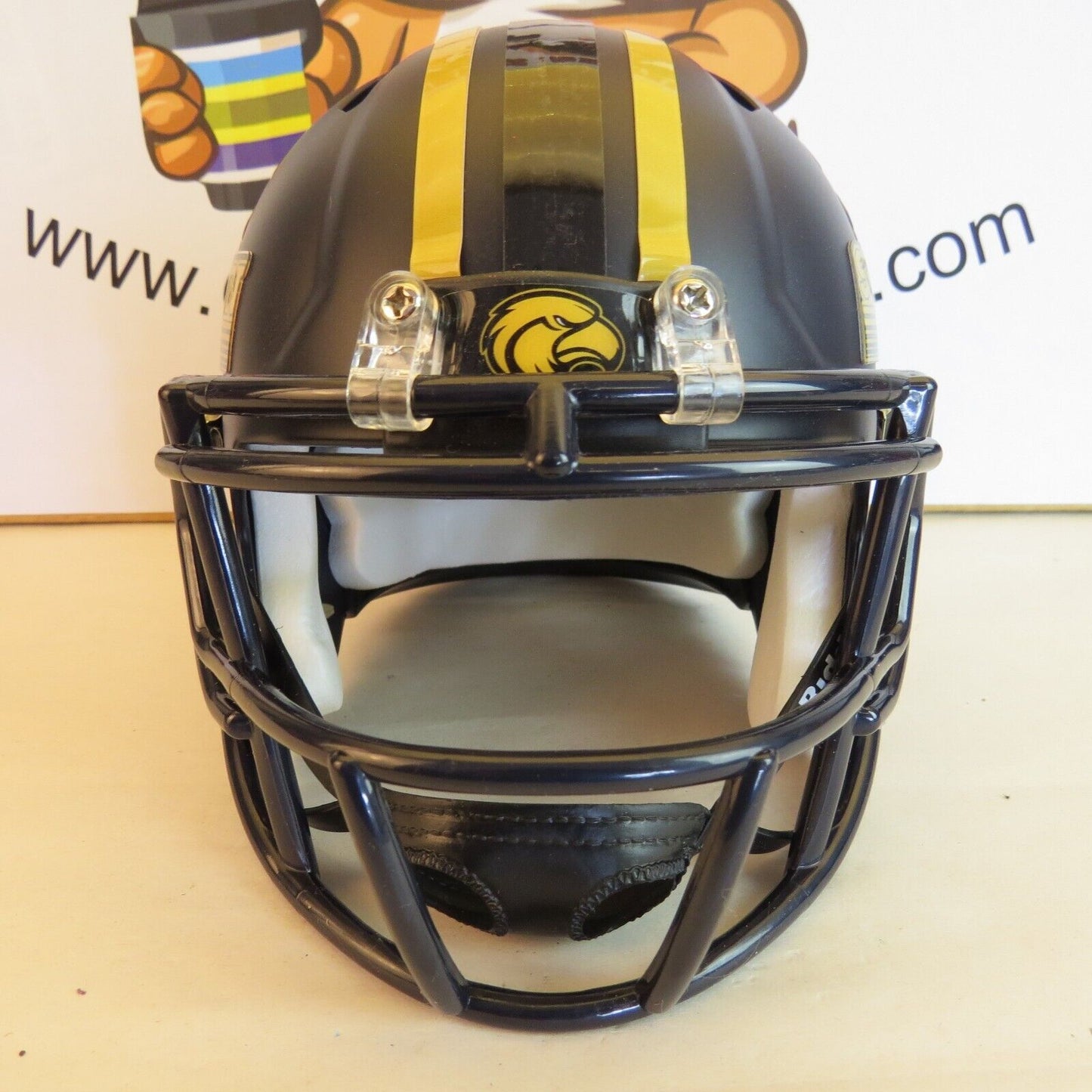 Southern Miss Golden Eagles Custom Mini Helmet black alternative