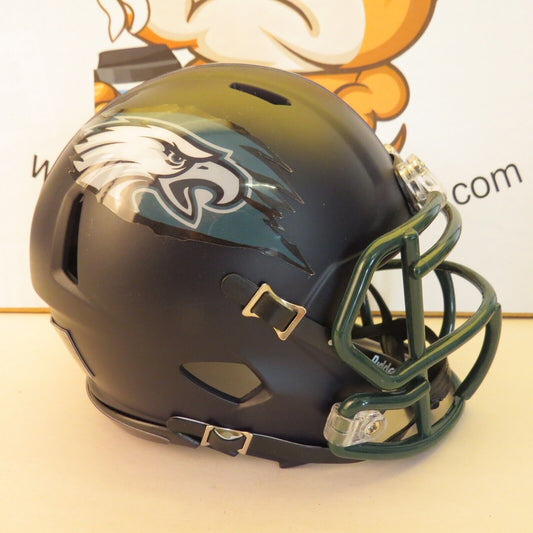 Philadelphia Eagles Custom Mini Helmet Alternate Concept on Black