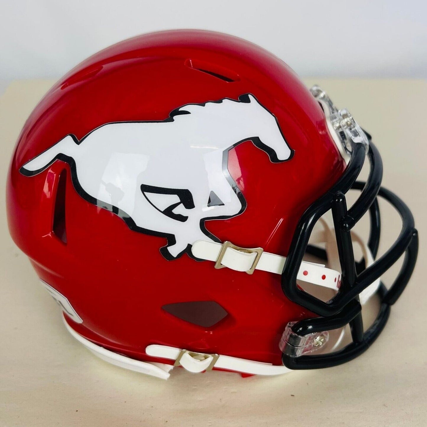 Calgary Stampeders Custom Mini Helmet - Red