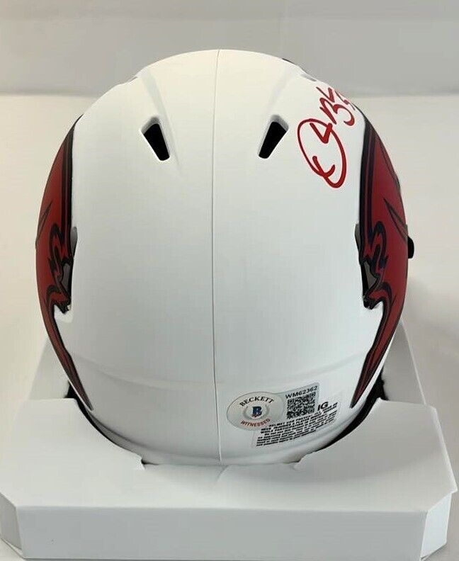 Derrick Brooks Signed Speed Lunar Mini Helmet Tampa Bay Buccaneers Becket Cert