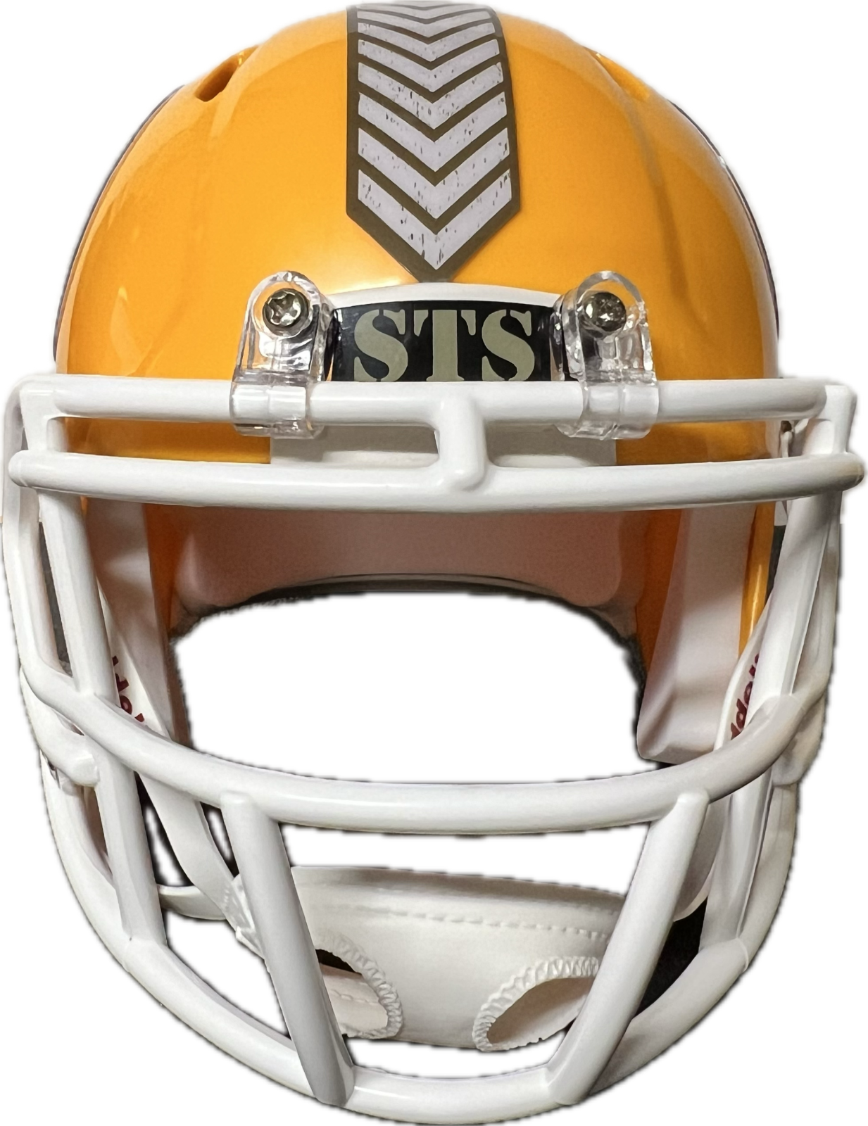 Pittsburgh Steelers Custom Mini Helmet Alternate STS Salute to Service themed.