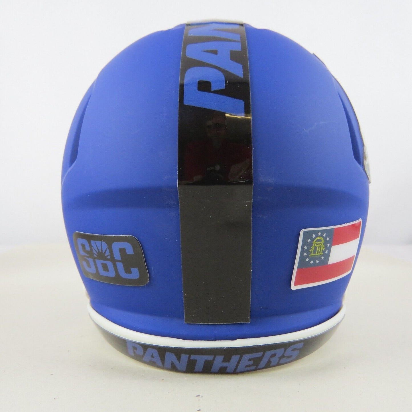 Georgia State Panther custom matte blue mini helmet