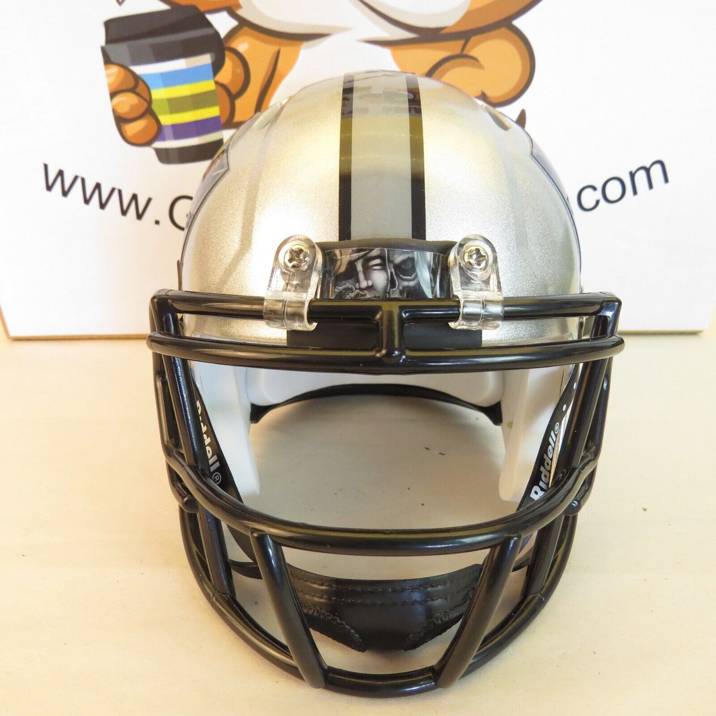 Las Vegas Raiders Custom Mini Helmet Skull