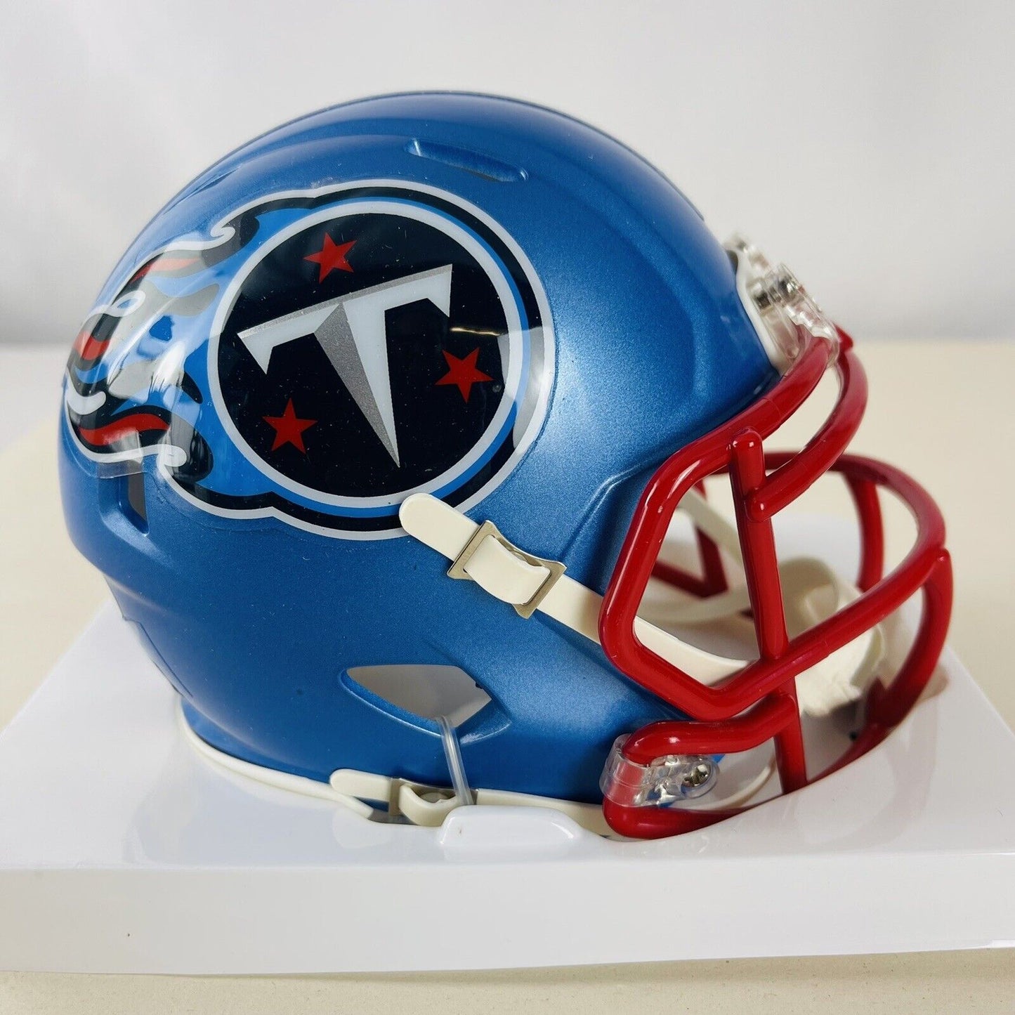 Chris Johnson Tennessee Titans Signed Flash Mini Helmet JSA Cert CJ2K