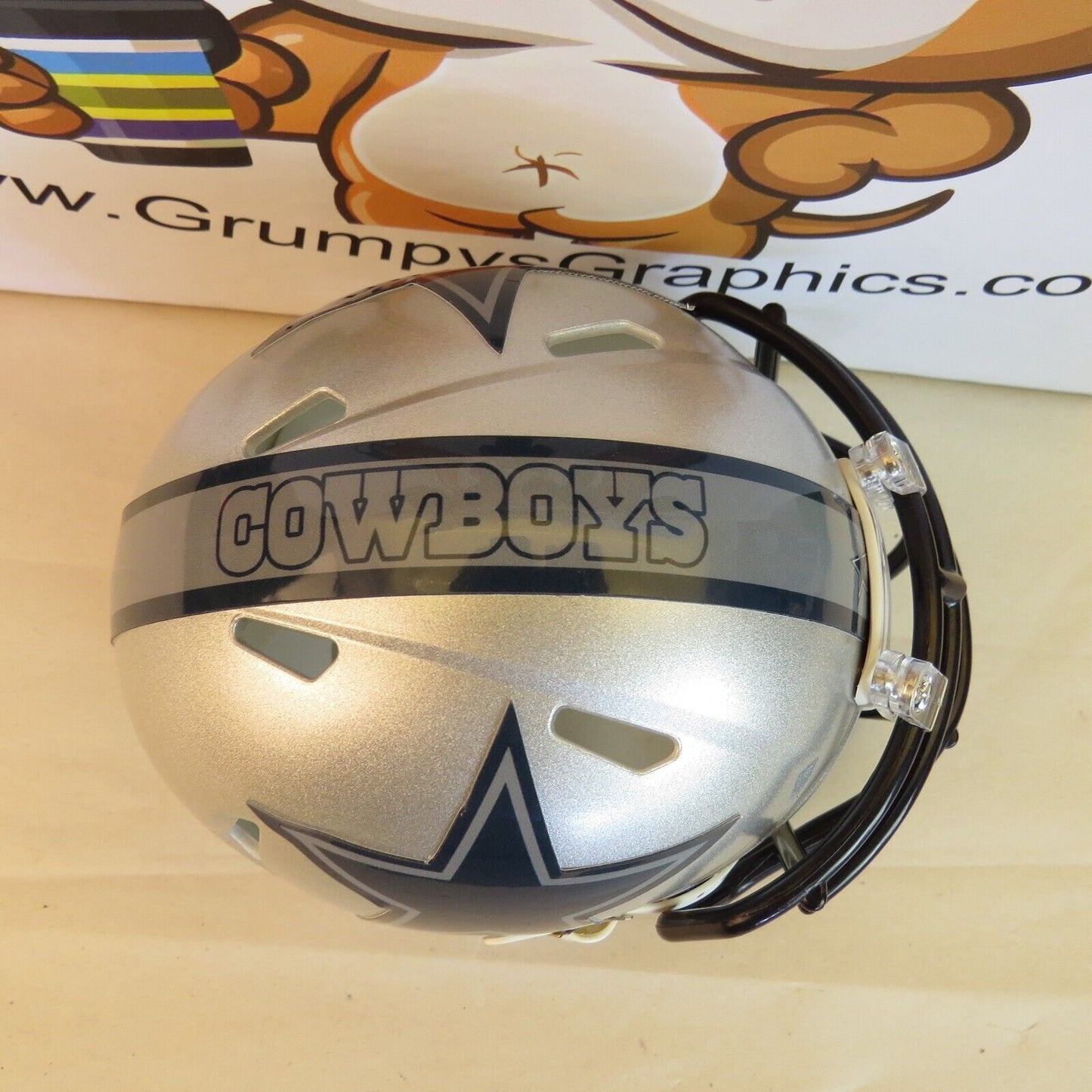 Dallas Cowboys Custom Mini Helmet