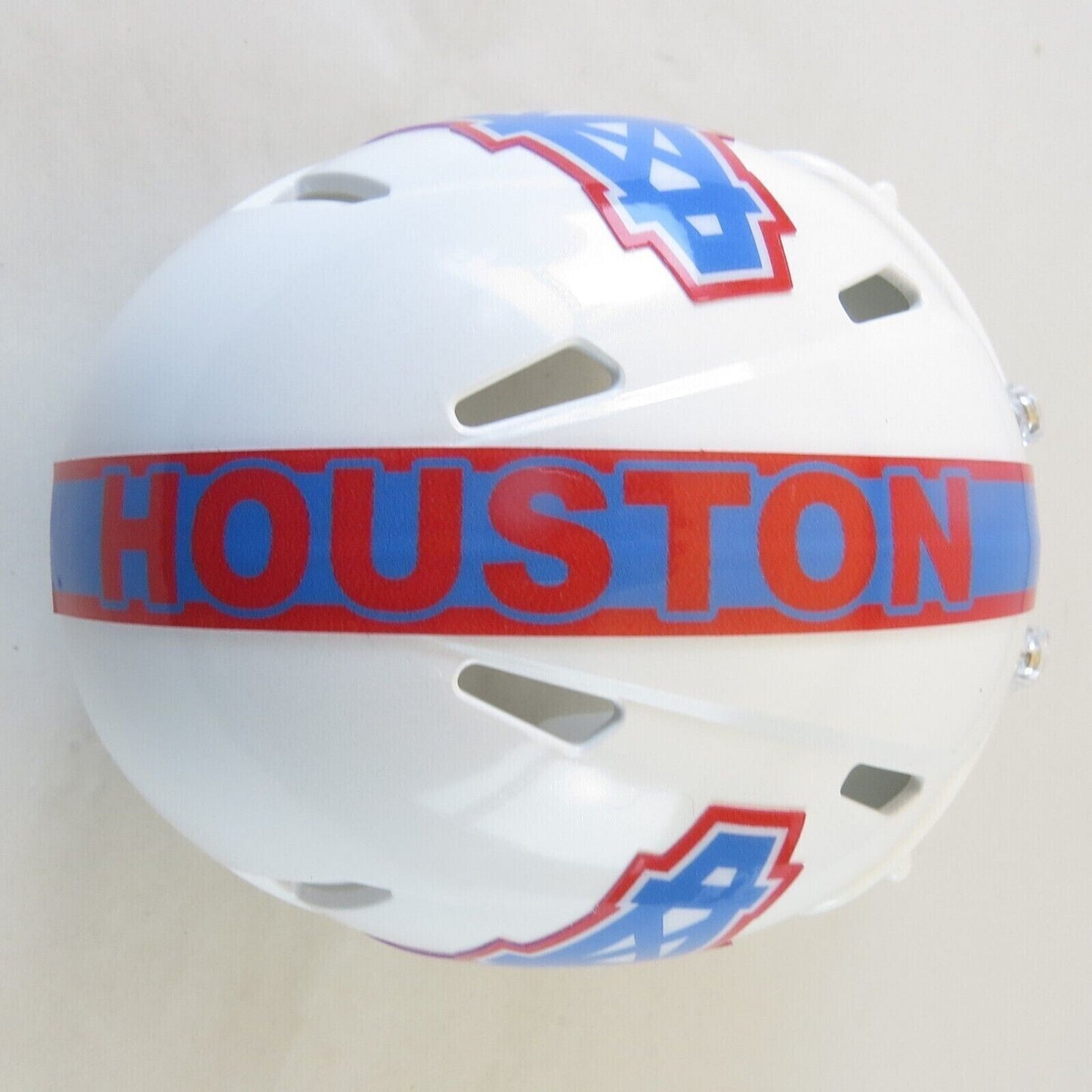 Houston Oilers Custom Mini Helmet Alternate decals on White