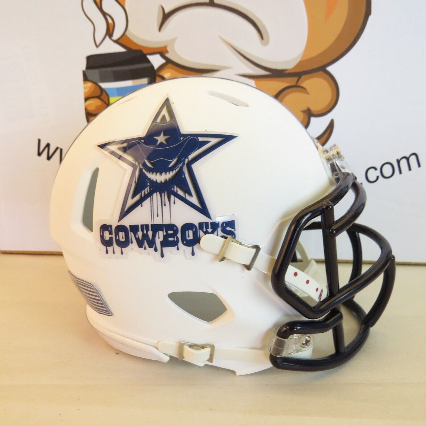 Dallas Cowboys Custom Mini Helmet White