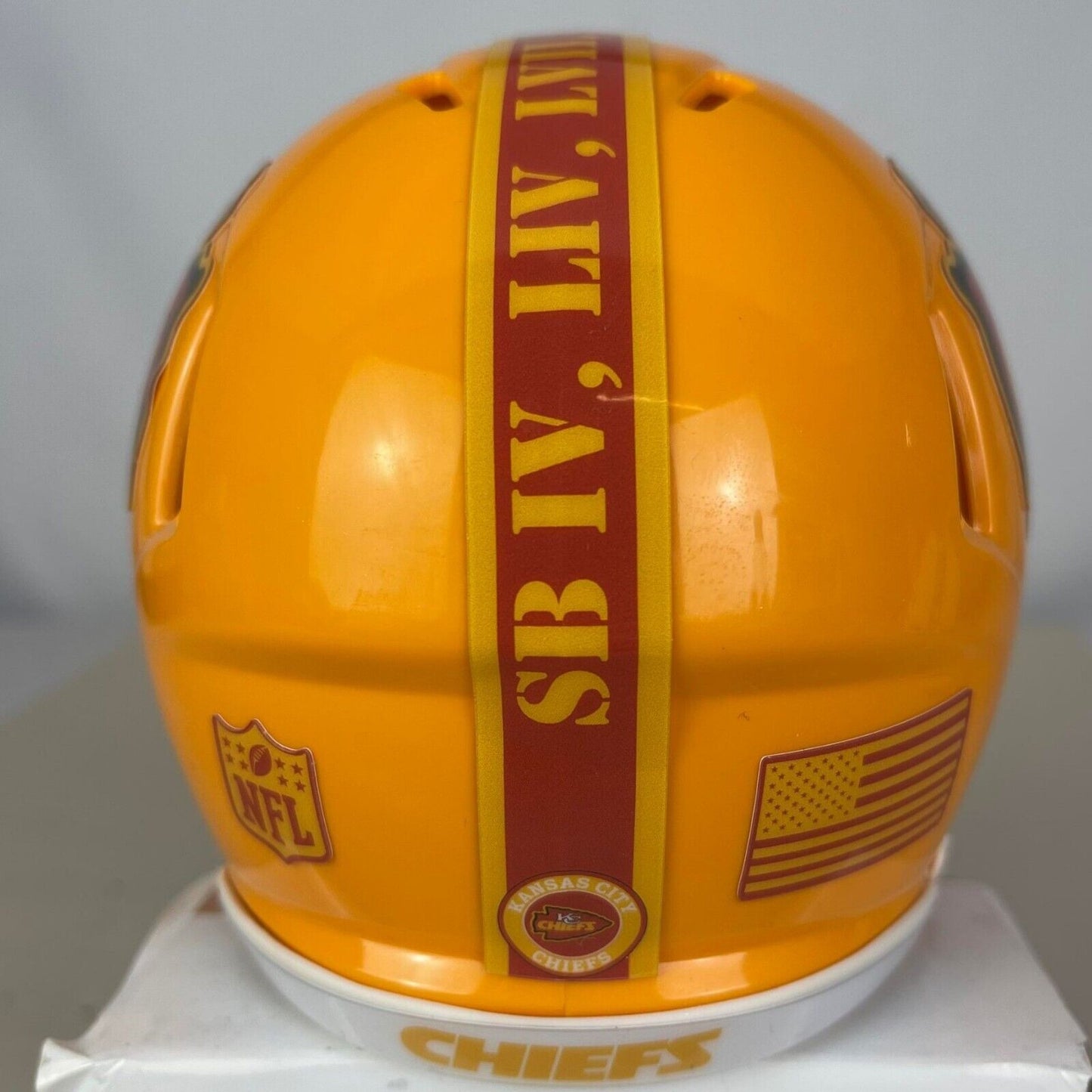 Kansas City Chiefs Custom Mini Helmet - Alternate Yellow