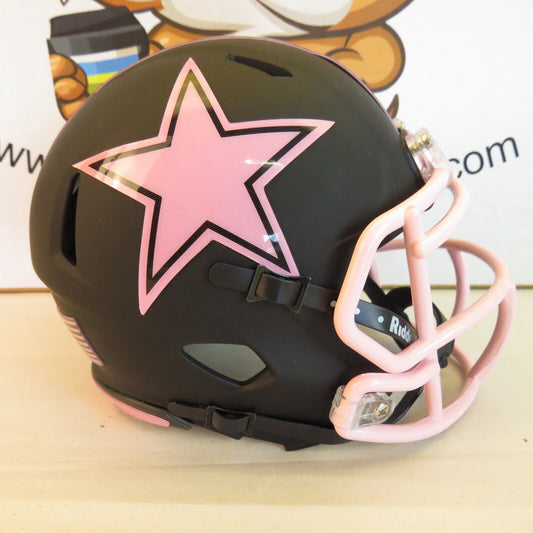 Dallas Cowboys Custom Mini Helmet BCA Breast Cancer Awarenes Themed