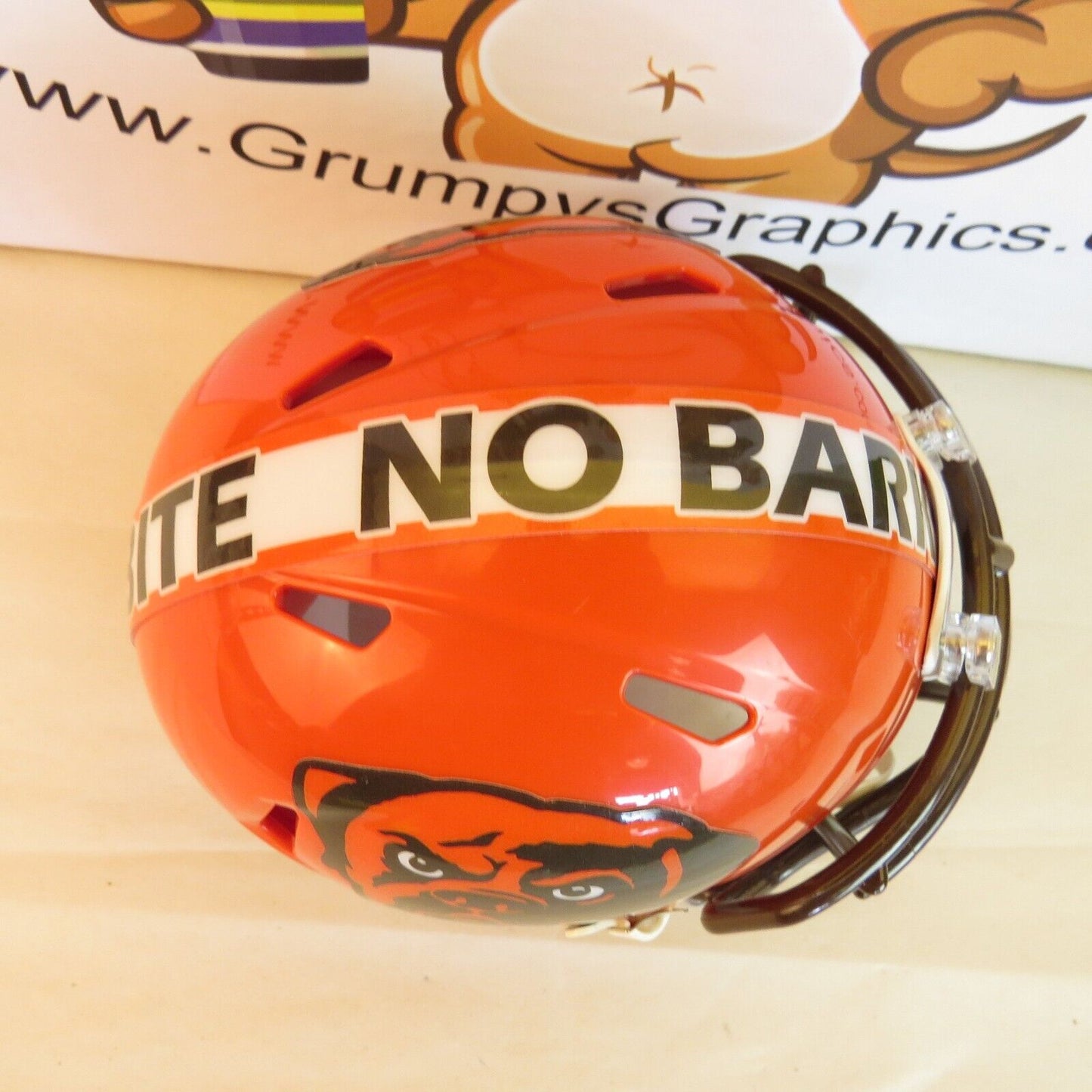 Cleveland Browns Custom Mini Helmet