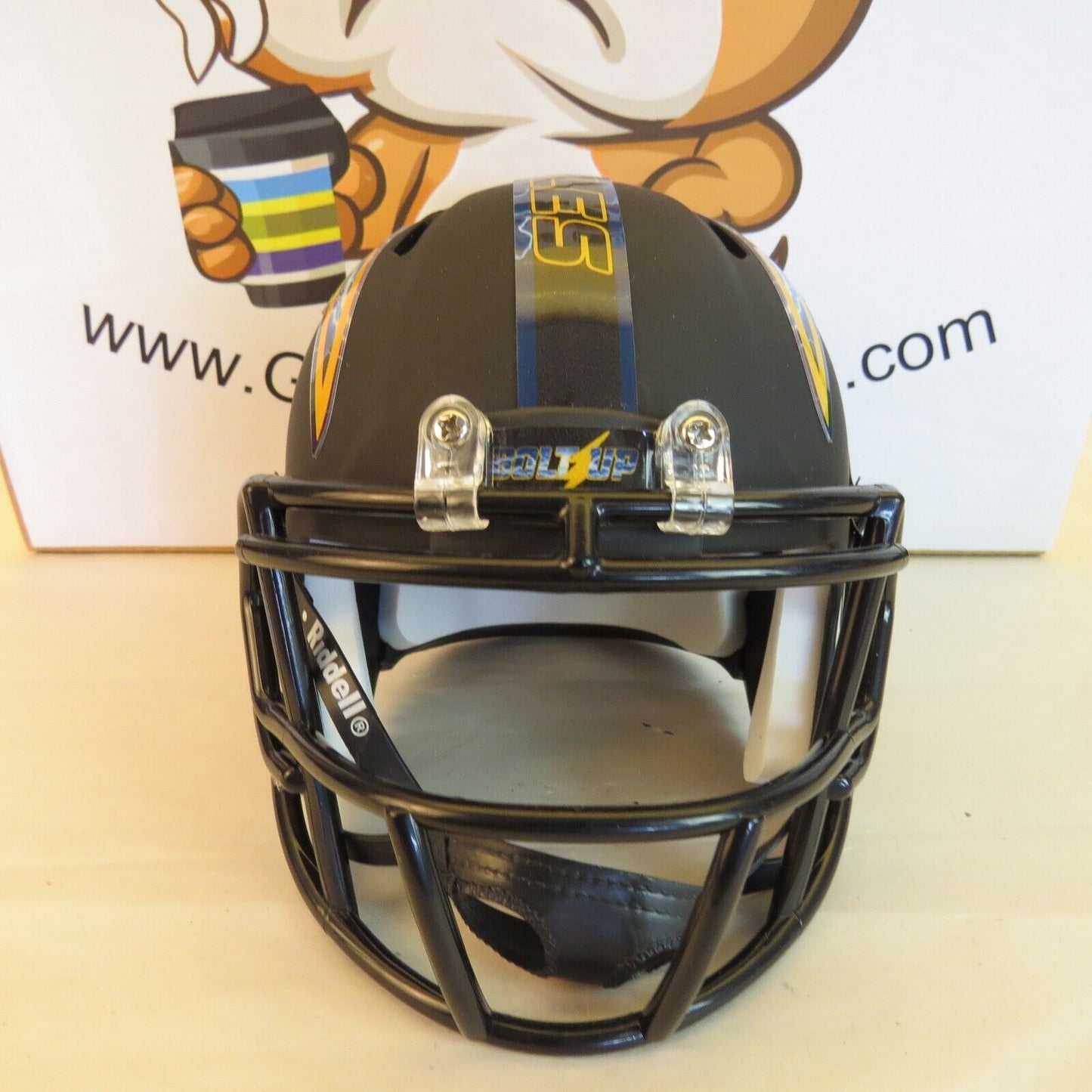 Los Angeles Chargers Custom Mini Helmet