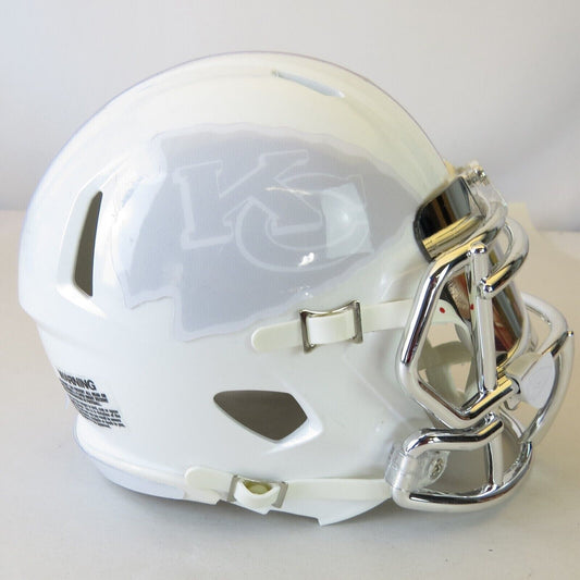 Kansas City Chiefs Custom Mini Helmet Ice White