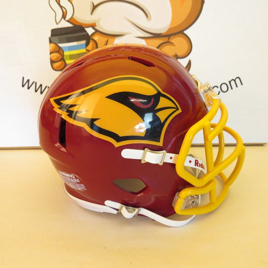 Arizona Cardinals Custom Mini Helmet Alternate design on red