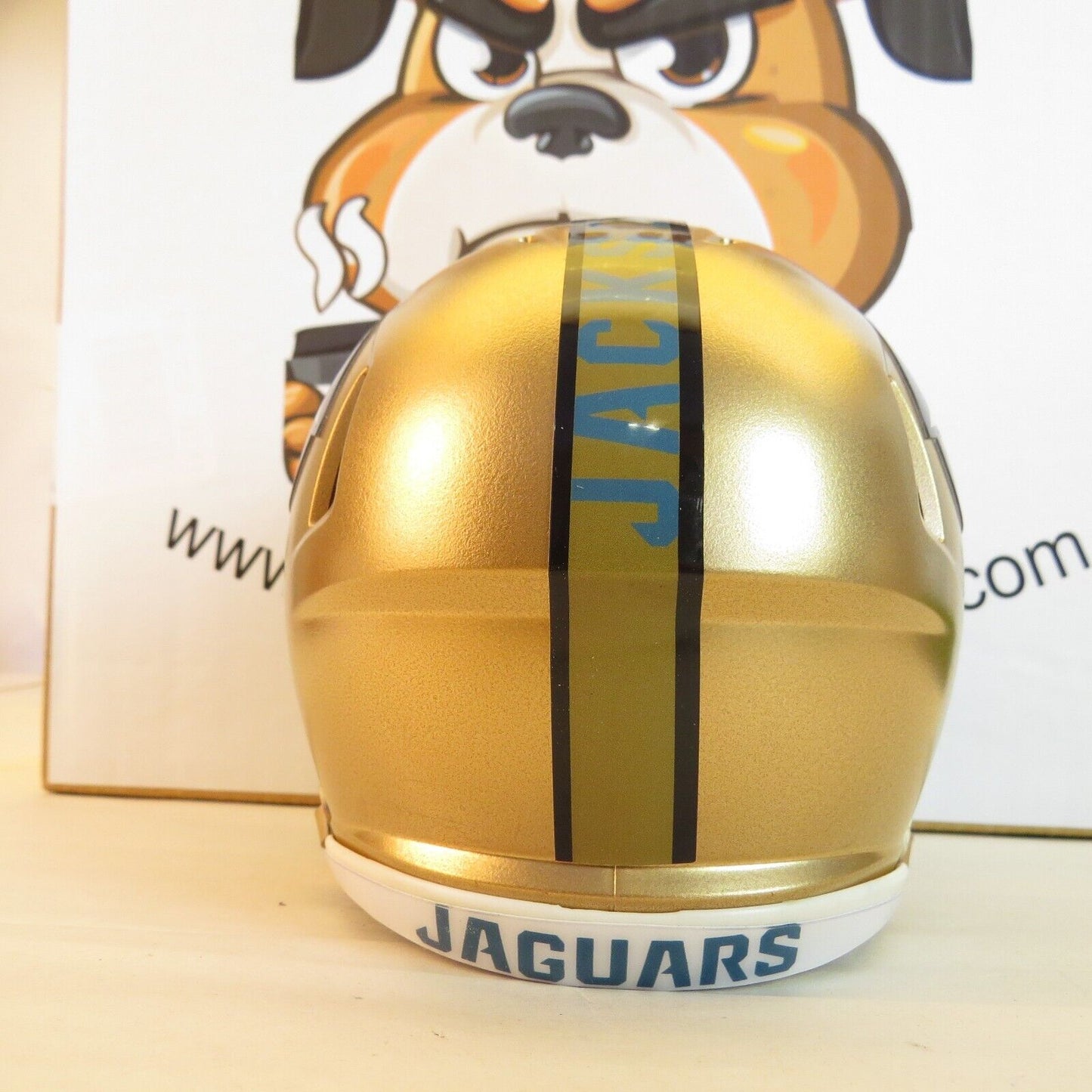 Jacksonville Jaguars  Custom Mini Helmet Painted Gold