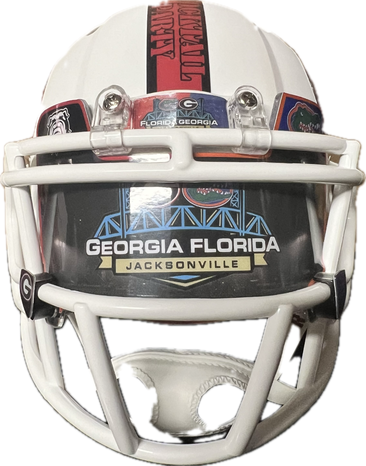 Georgia vs Florida Custom Mini Alternate Helmet 'House Divided WLOCP'