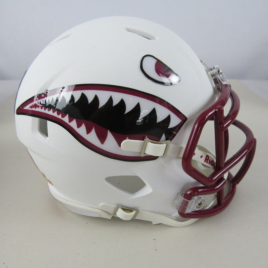 University of Louisiana-Monroe Warhawks custom P-40 mini helmet matte white