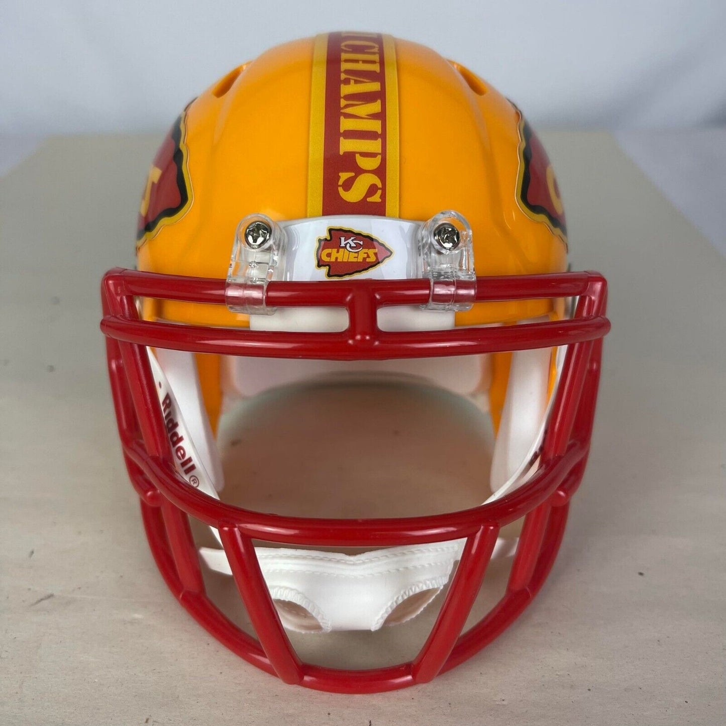 Kansas City Chiefs Custom Mini Helmet - Alternate Yellow