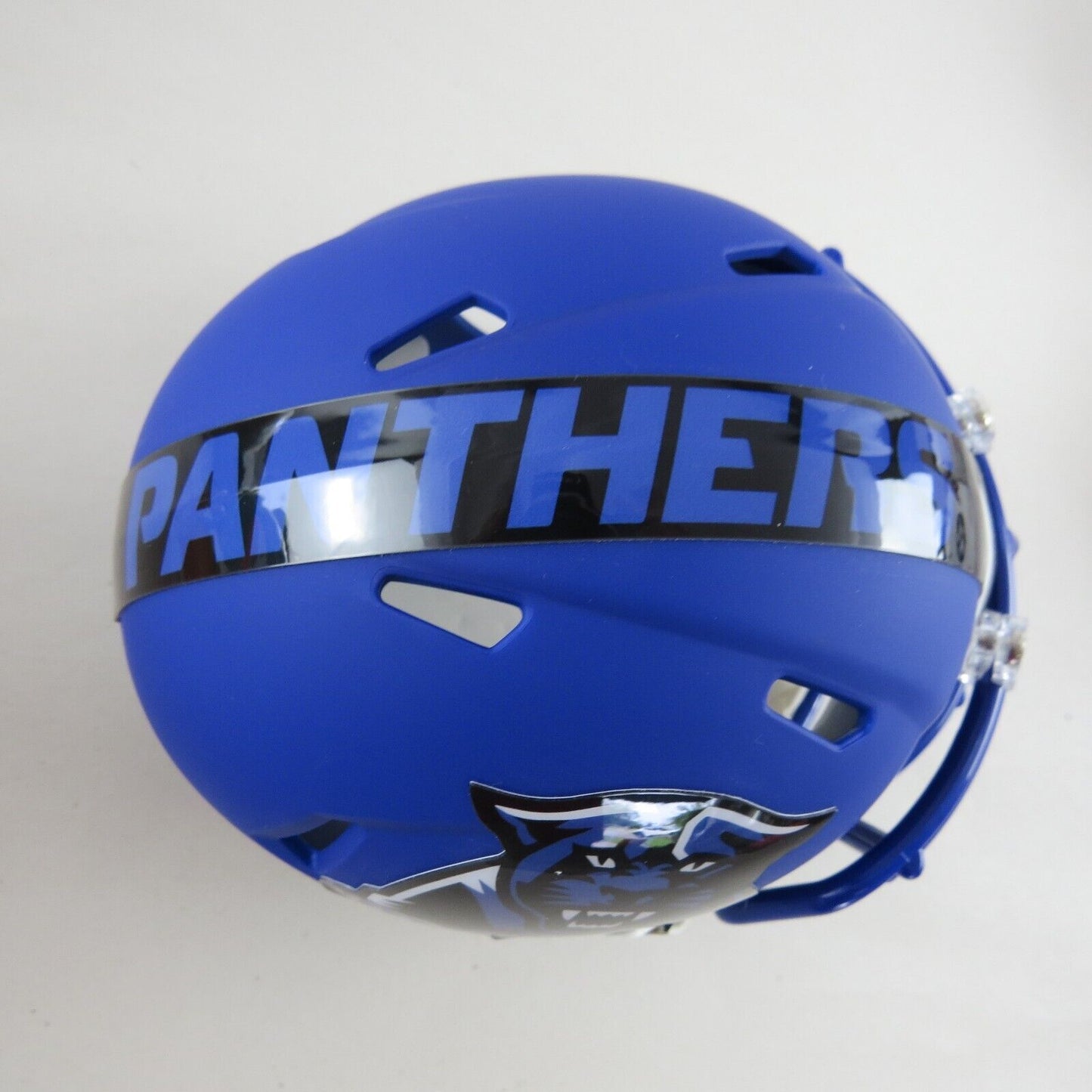 Georgia State Panther custom matte blue mini helmet