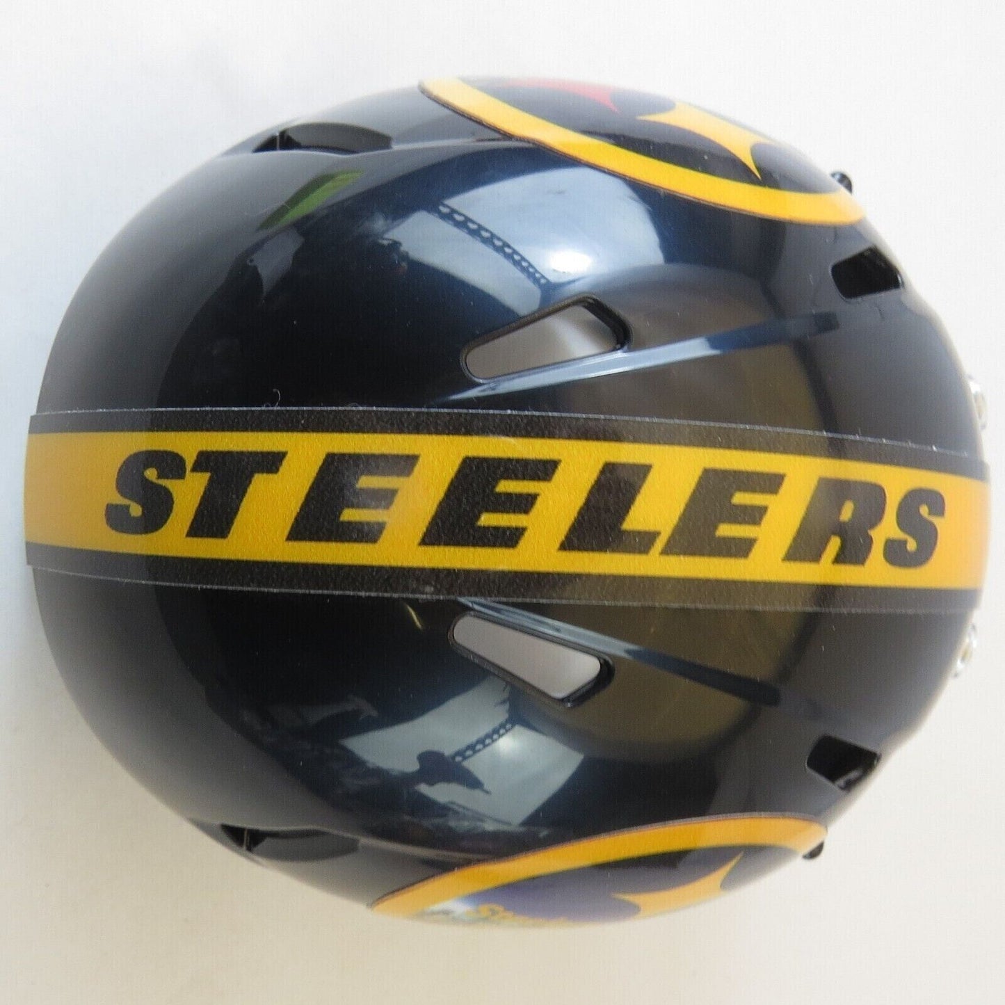 Pittsburgh Steelers Custom Mini Helmet Alternate decals on Black