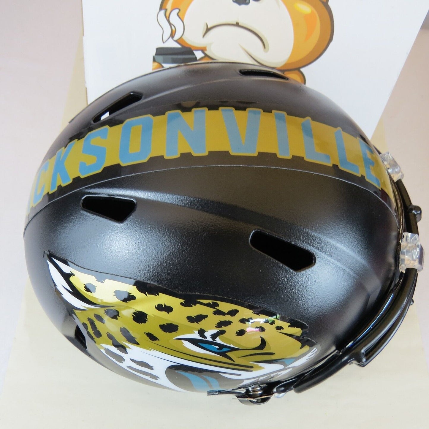 Jacksonville Jaguars Custom full size replica Helmet Ballistic Black Matte