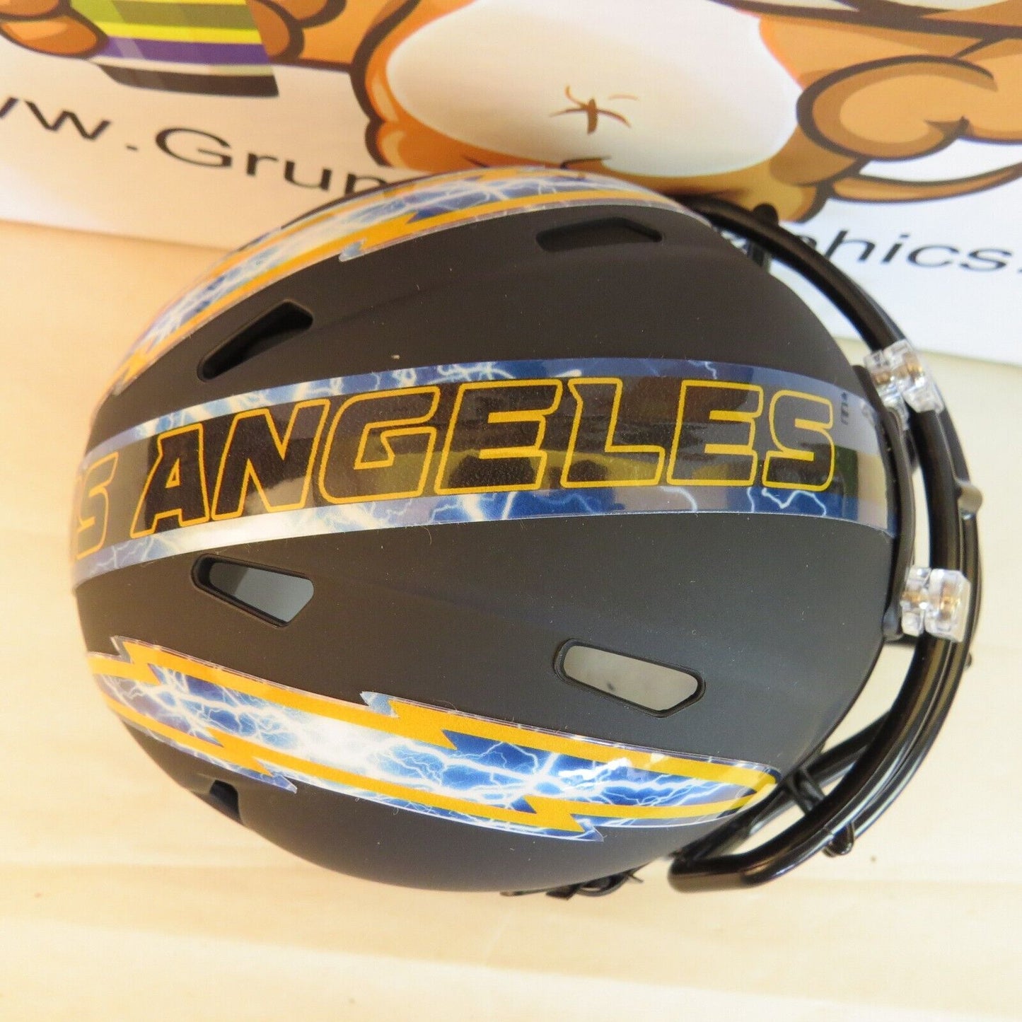 Los Angeles Chargers Custom Mini Helmet