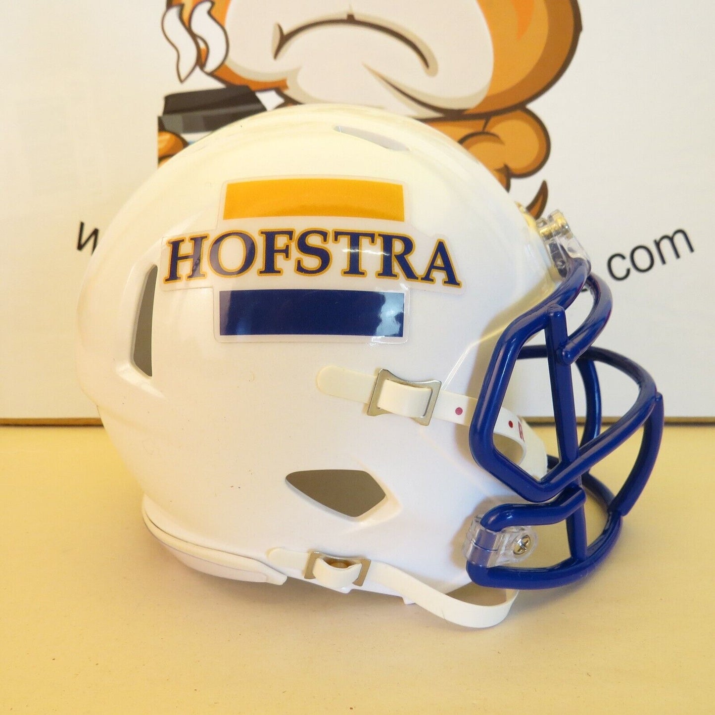 Hofstra Pride Custom Mini Helmet White throwback alternate