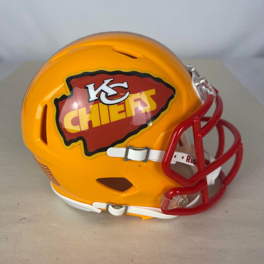 Kansas City Chiefs Custom Mini Helmet - Alternate Yellow