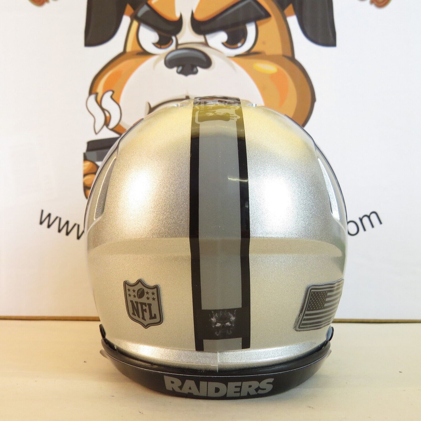 Las Vegas Raiders Custom Mini Helmet Skull