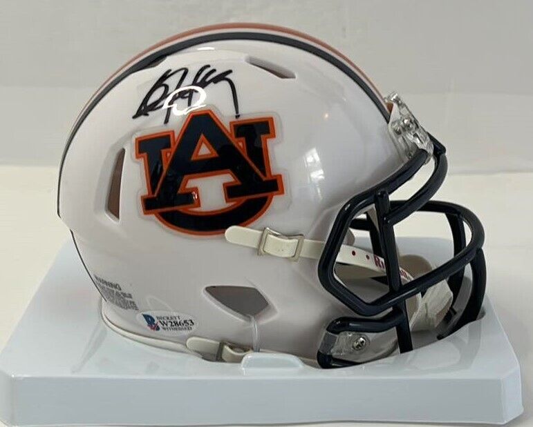 Bo Jackson Signed Auburn Tigers Speed Mini Helmet Beckett Certified