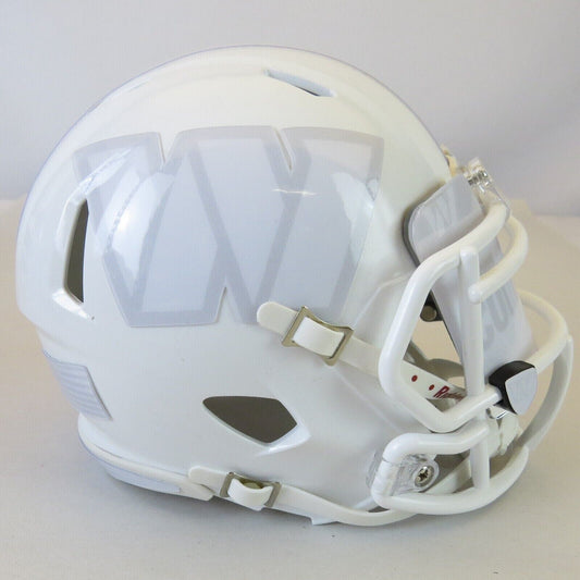 Washington Commanders Custom Mini Helmet Ice White