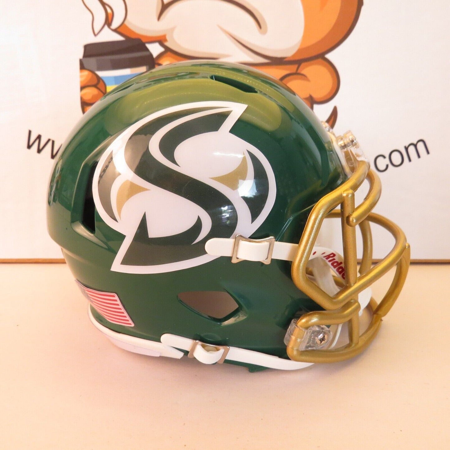 Sacramento State Hornets  Custom Mini Helmet Concept Green