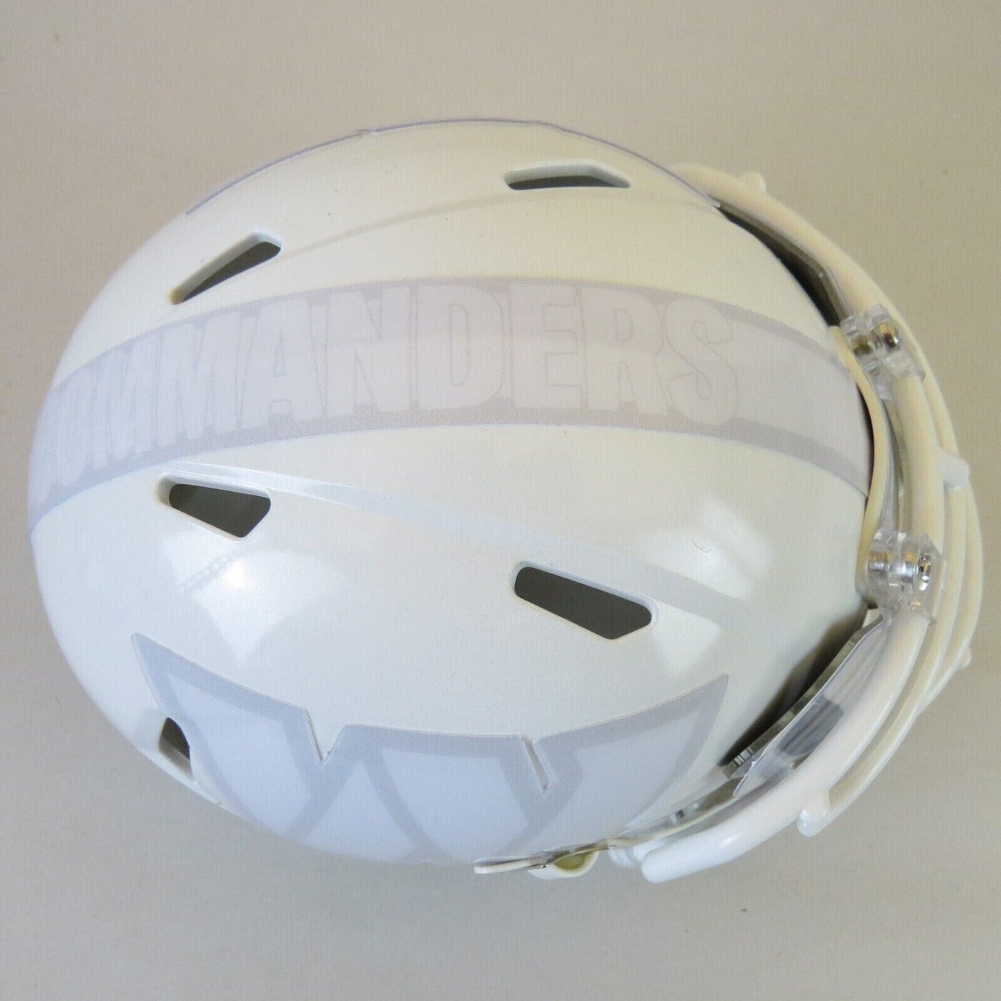 Washington Commanders Custom Mini Helmet Ice White