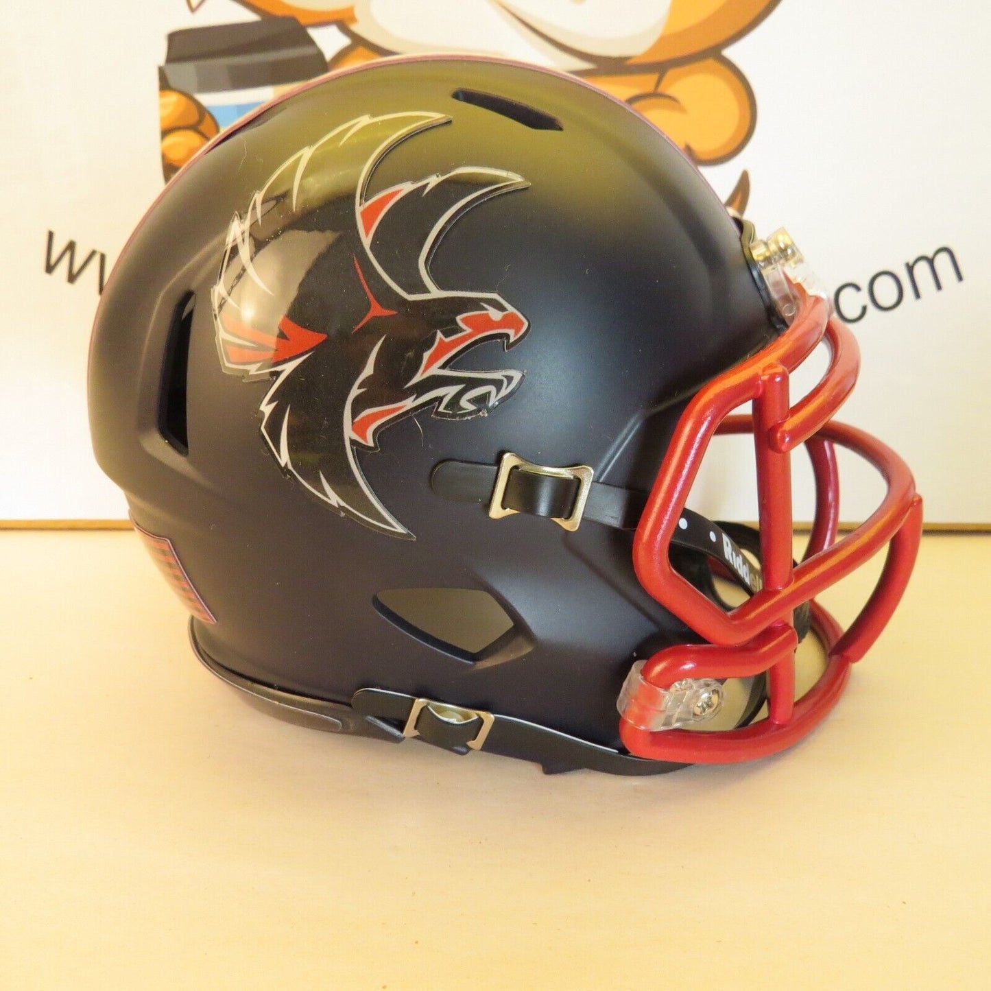 Atlanta Falcons Custom Mini Helmet Alternate Concept on Black