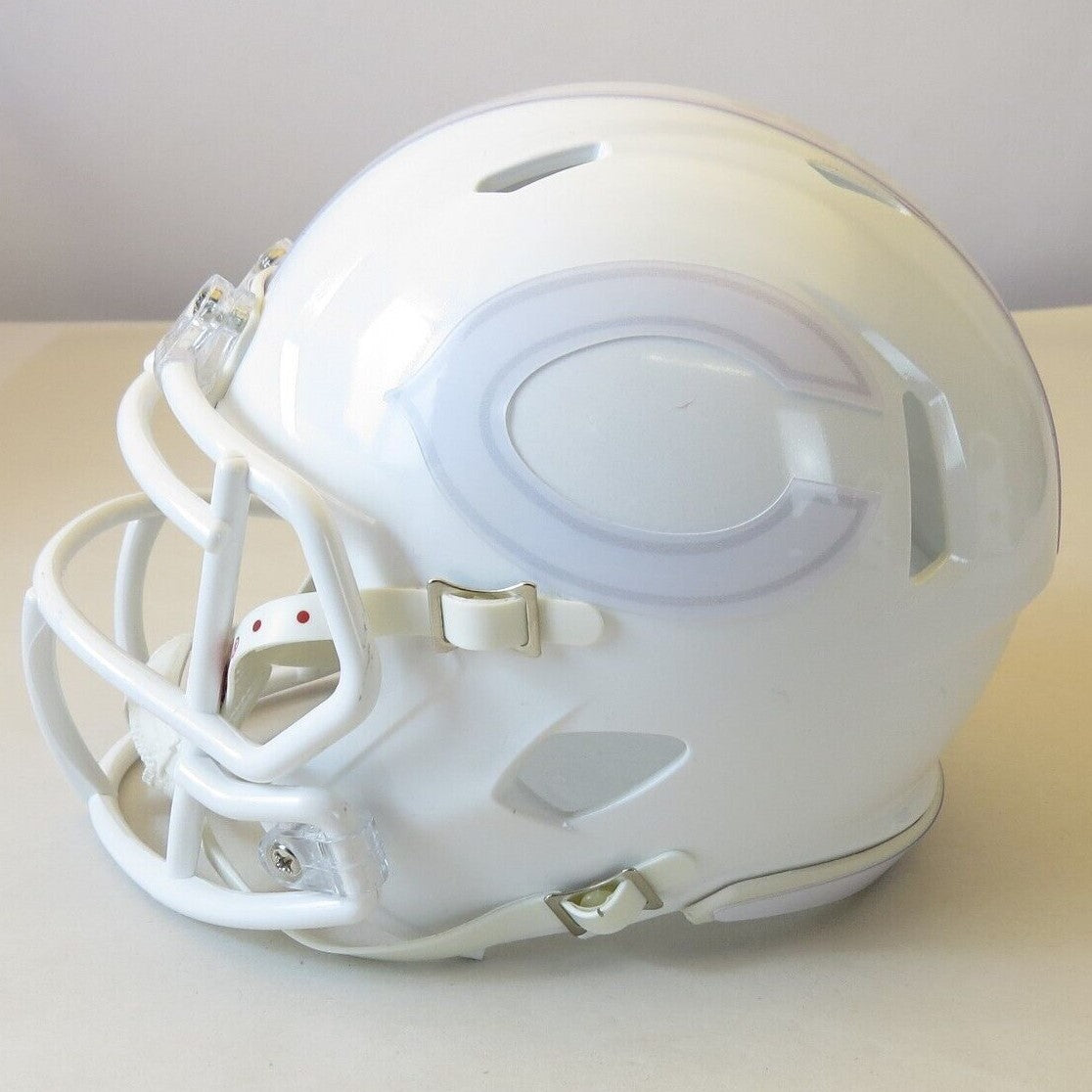 Chicago Bears Custom Mini Helmet Ice White