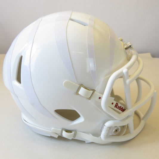 Cincinnati Bengals Custom Mini Helmet Ice White