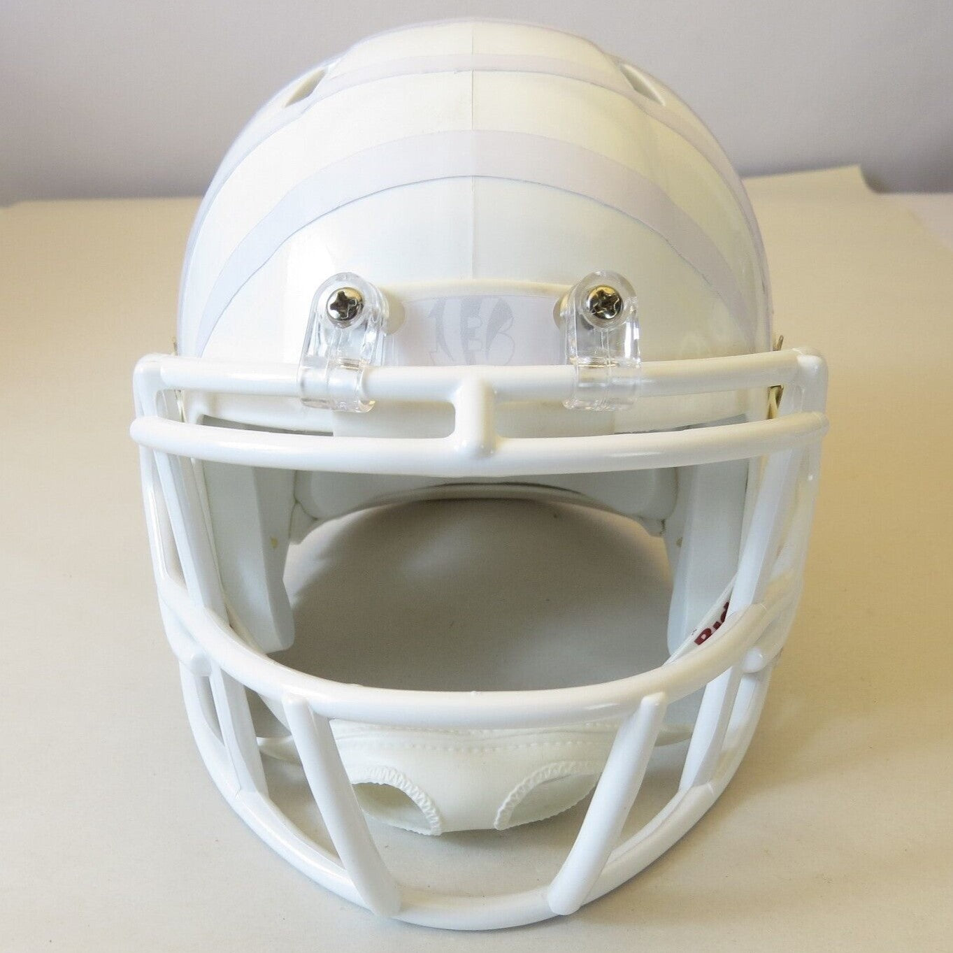 Cincinnati Bengals Custom Mini Helmet Ice White