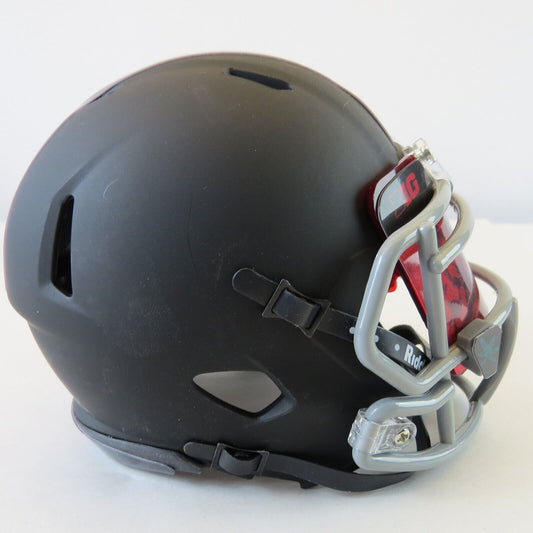 "The" Ohio State Buckeyes Custom Mini Helmet black matte
