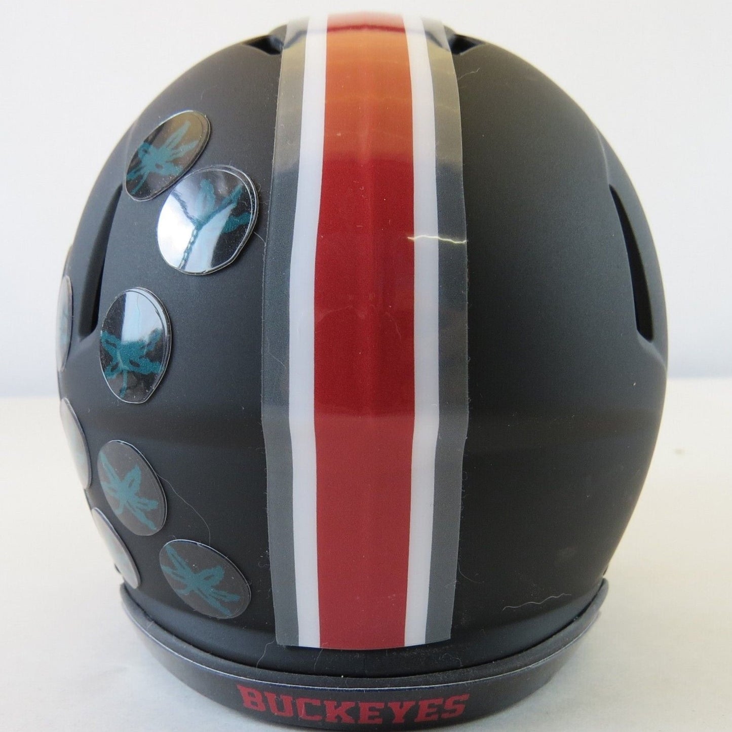 "The" Ohio State Buckeyes Custom Mini Helmet black matte