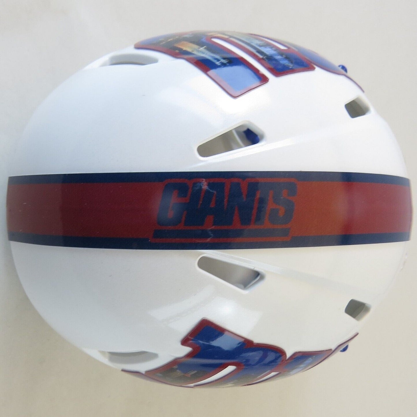 New York Giants Custom Mini Helmet Alternate decals on White