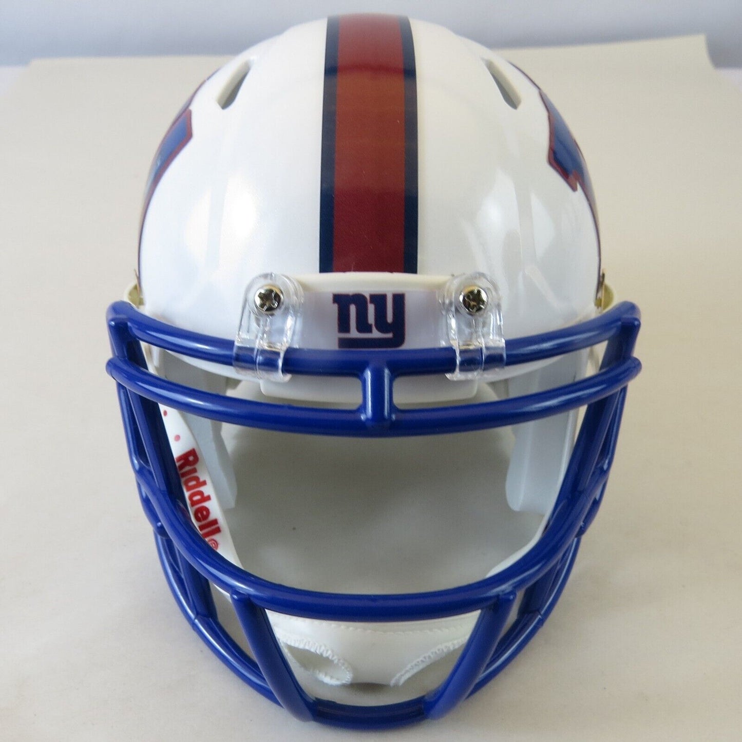 New York Giants Custom Mini Helmet Alternate decals on White