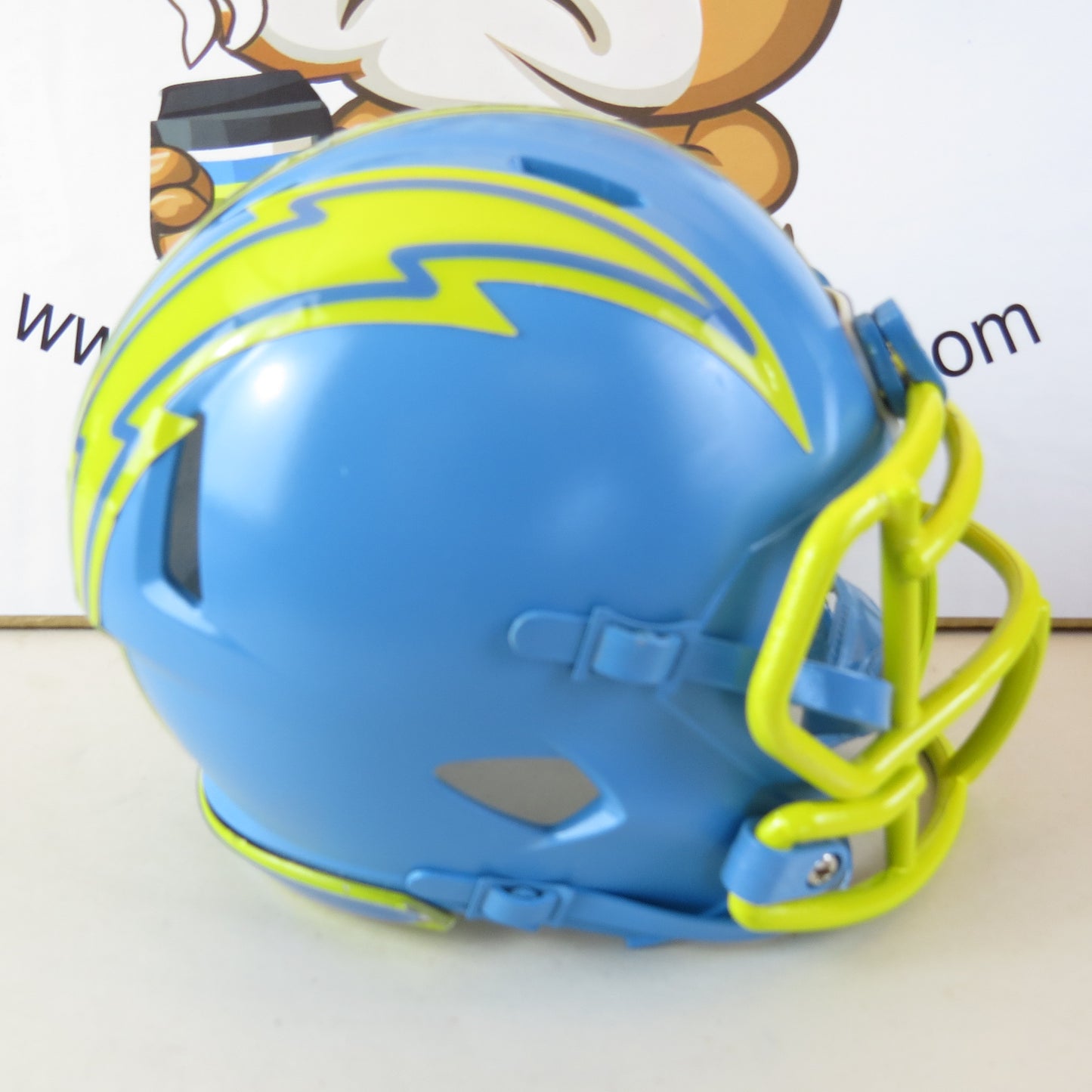 Los Angeles Chargers Custom Mini Helmet Baby Blue