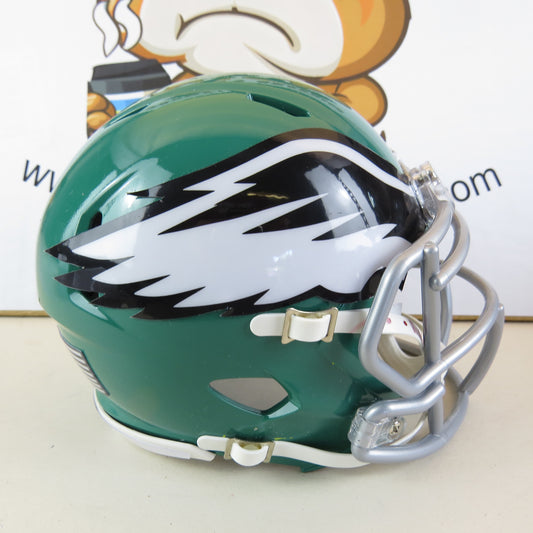 Philadelphia Eagles Custom Mini Helmet Alternate Concept on Kelly Green