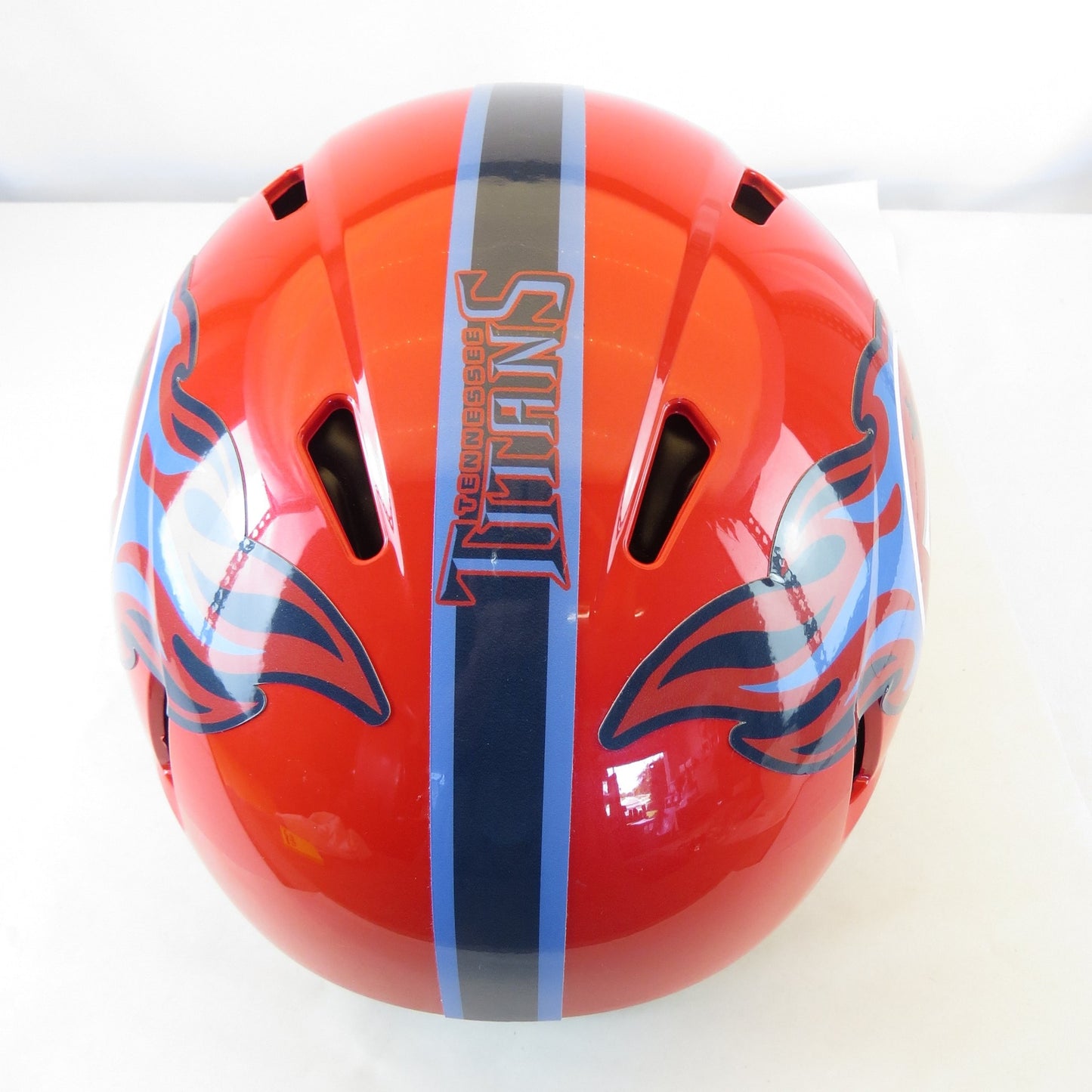 Tennessee Titans Custom Auth Helmet Bright Red with alternate Concept